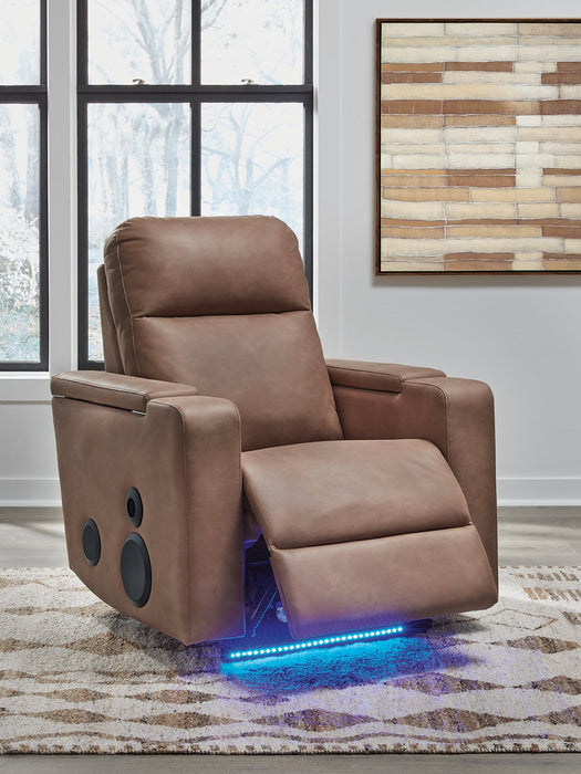 Lorrenton Power Glider Recliner with Audio System - Jack’s Furniture and More (Laredo, TX)