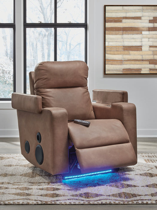 Lorrenton Power Glider Recliner with Audio System - Jack’s Furniture and More (Laredo, TX)