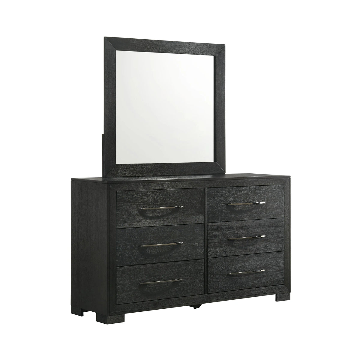 Allan Panel Bedroom Set in Black