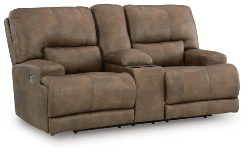 Beckley Place Power Reclining Loveseat with Console - Jack’s Furniture and More (Laredo, TX)