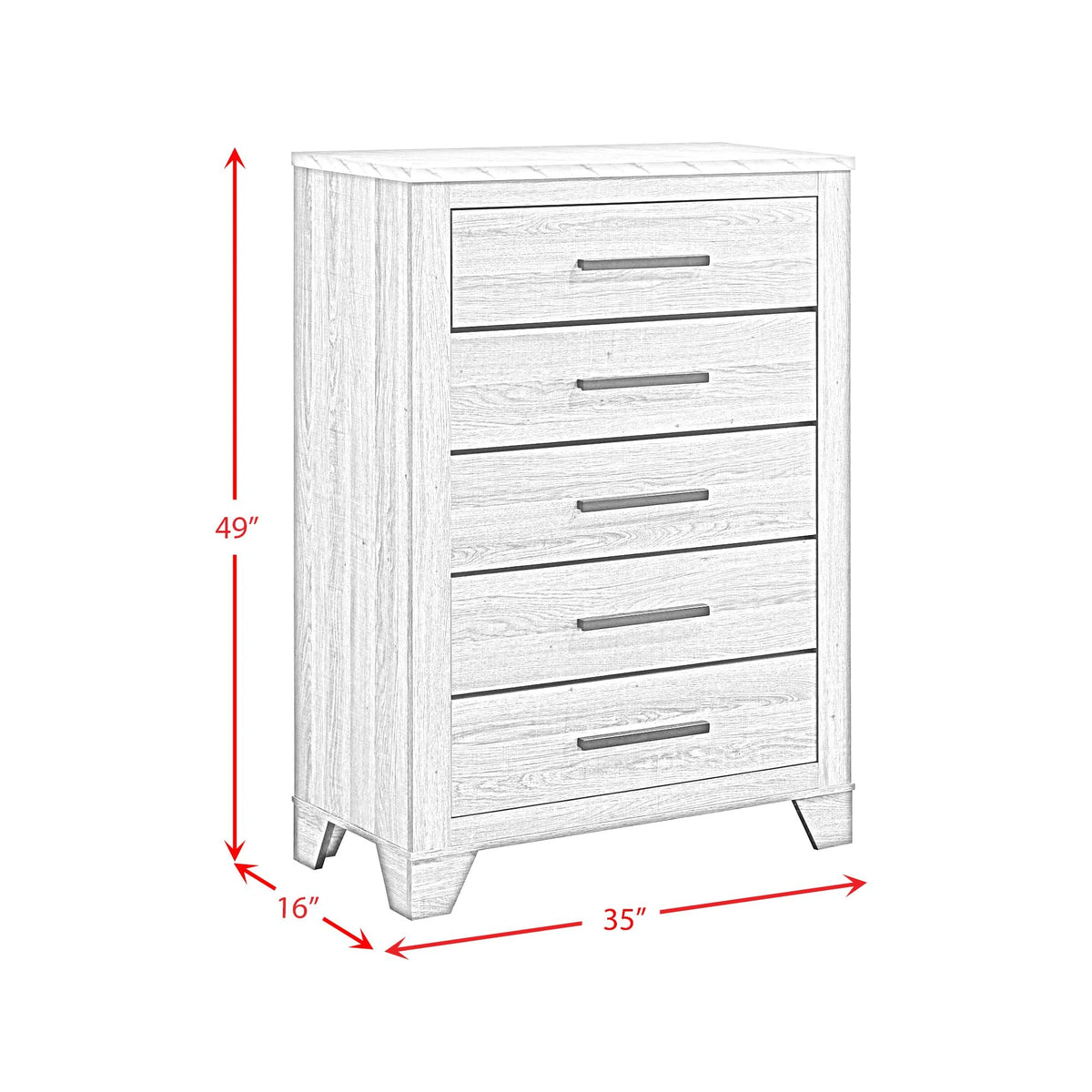 Caro Bedroom Set in Natural