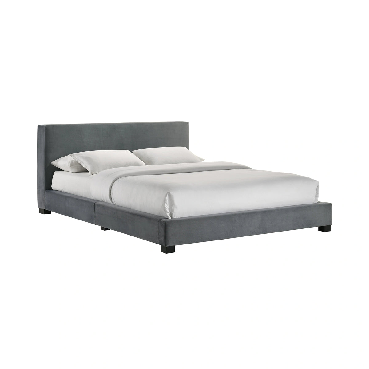 Brookhaven UPH Bed in Grey Velvet