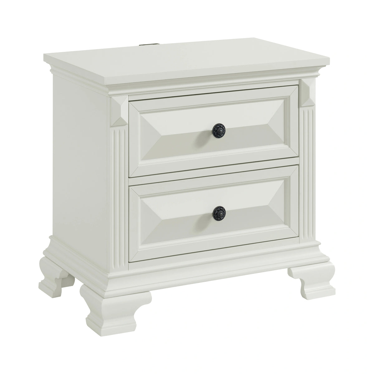 Bridgestone 2-Drawer Nightstand with USB