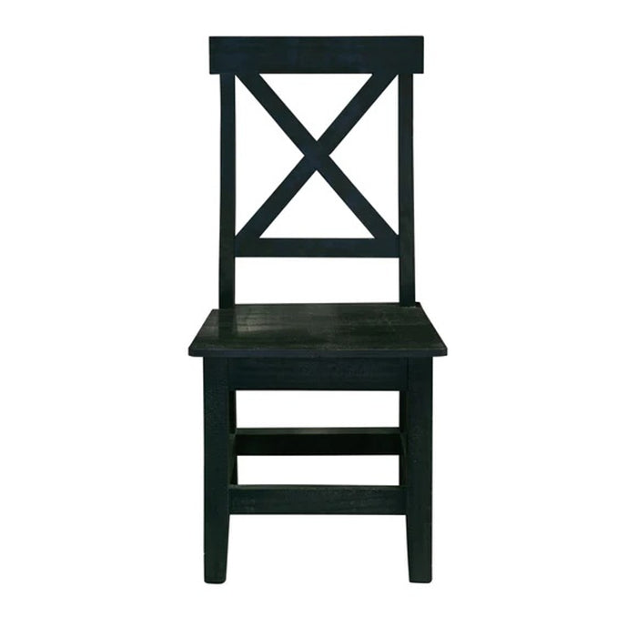 Britton Wooden Side Chair (Set of 2) in Charcoal - Jack’s Furniture and More (Laredo, TX)