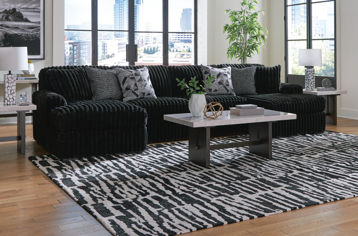 Midnight-Madness Sectional with Chaise - Jack’s Furniture and More (Laredo, TX)