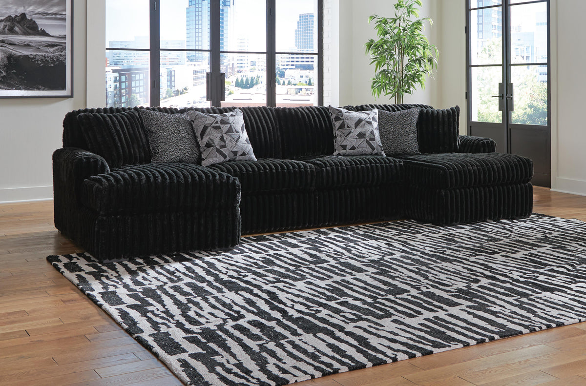 Midnight-Madness Sectional with Chaise - Jack’s Furniture and More (Laredo, TX)