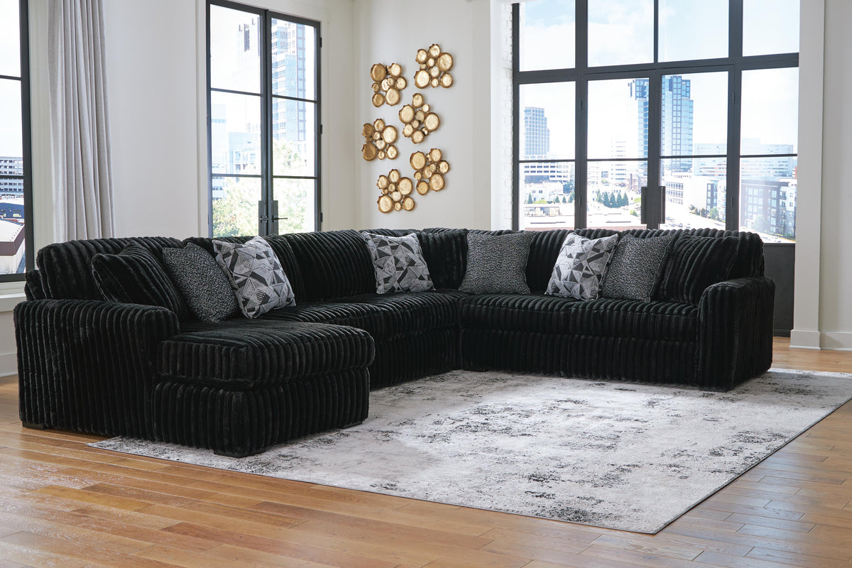Midnight-Madness Sectional with Chaise - Jack’s Furniture and More (Laredo, TX)