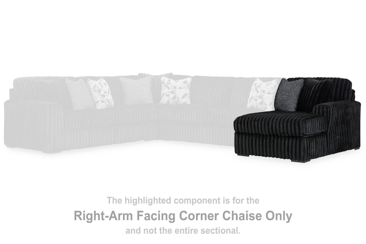 Midnight-Madness Sectional Sofa with Chaise - Jack’s Furniture and More (Laredo, TX)