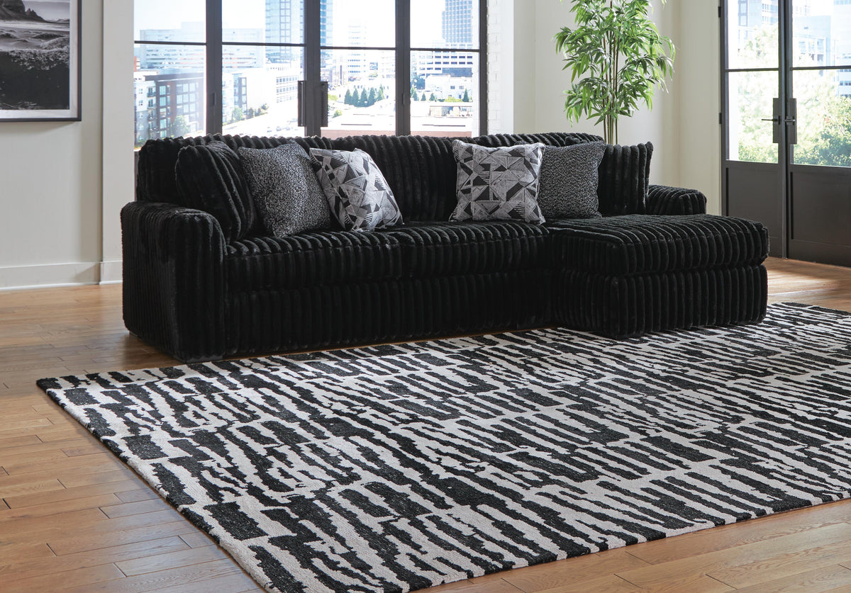 Midnight-Madness Sectional Sofa with Chaise - Jack’s Furniture and More (Laredo, TX)