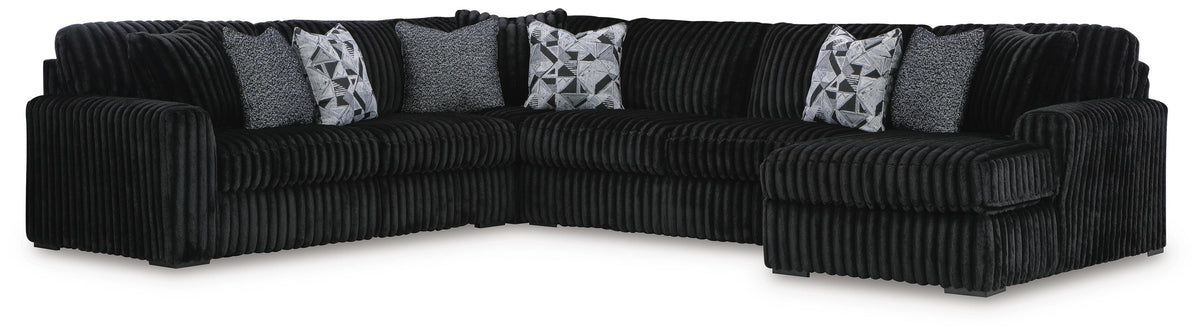 Midnight-Madness Sectional with Chaise - Jack’s Furniture and More (Laredo, TX)