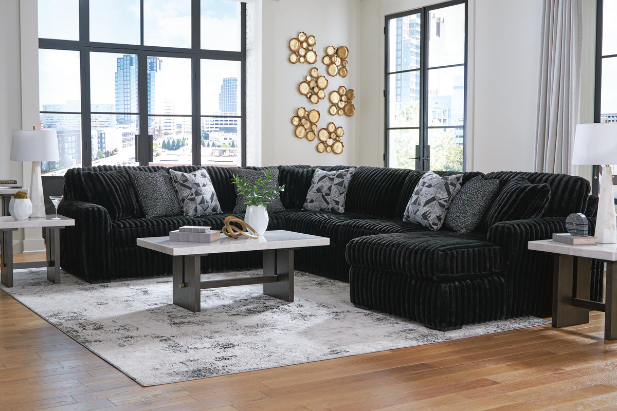 Midnight-Madness Sectional with Chaise - Jack’s Furniture and More (Laredo, TX)