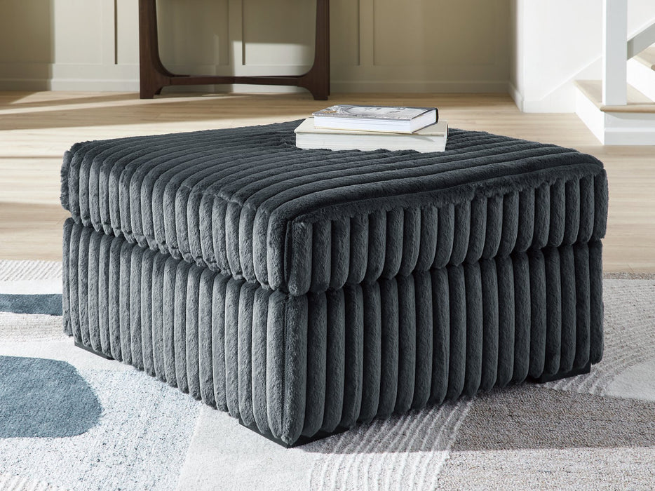Midnight-Madness Oversized Accent Ottoman - Jack’s Furniture and More (Laredo, TX)