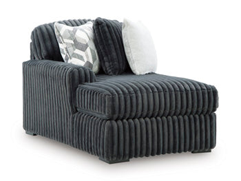 Midnight-Madness Double Chaise 3-Piece Sectional - Jack’s Furniture and More (Laredo, TX)