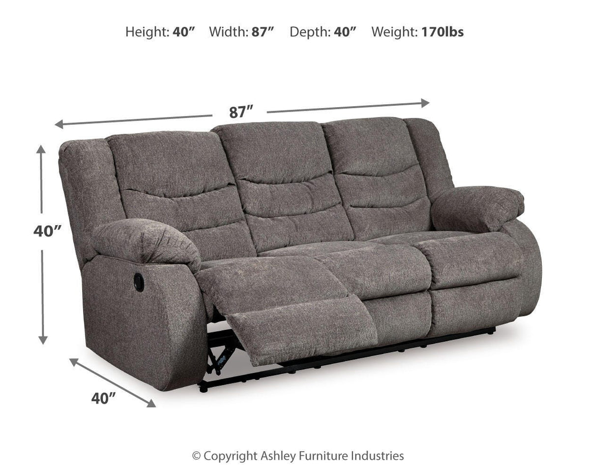 Tulen Reclining Sofa - Jack’s Furniture and More (Laredo, TX)