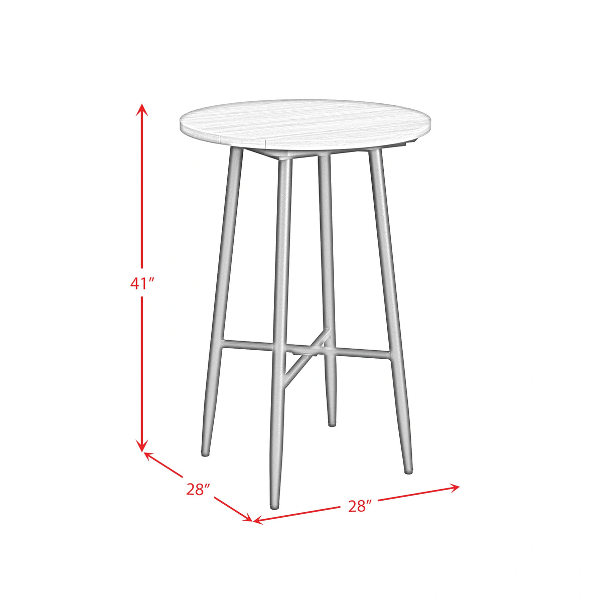 Bayhill Bar Table in Black