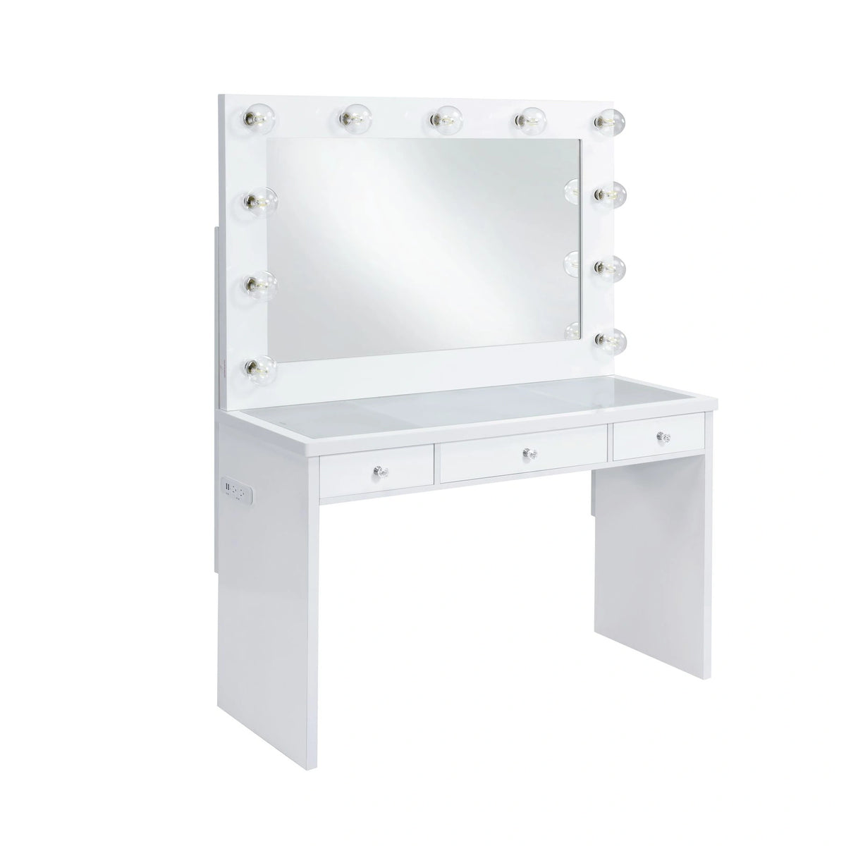 Ariana Complete Dressing Table with Lightbulbs