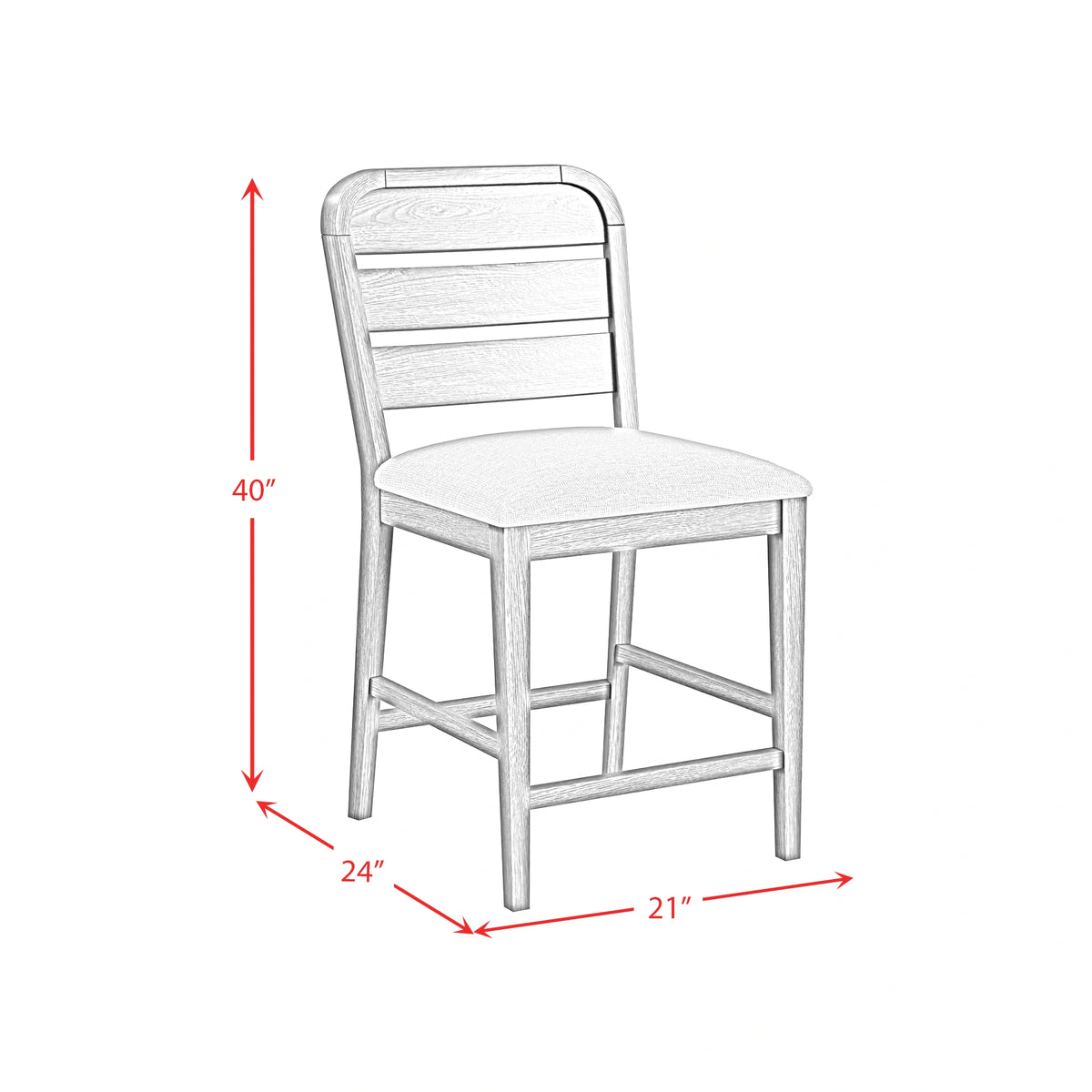 Glinda Dining Set in Brown