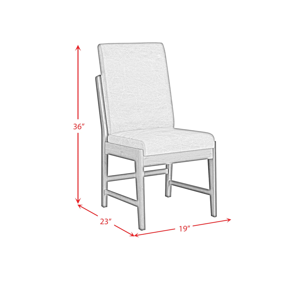 Brisbane Dining Side Chair in Brown (2 Per Carton)