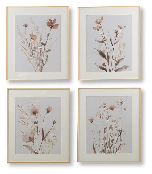 Chettings Wall Art (Set of 4) - Jack’s Furniture and More (Laredo, TX)