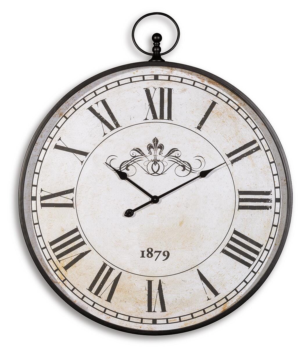 Augustina Wall Clock - Jack’s Furniture and More (Laredo, TX)