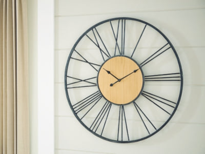 Brockett Wall Clock - Jack’s Furniture and More (Laredo, TX)