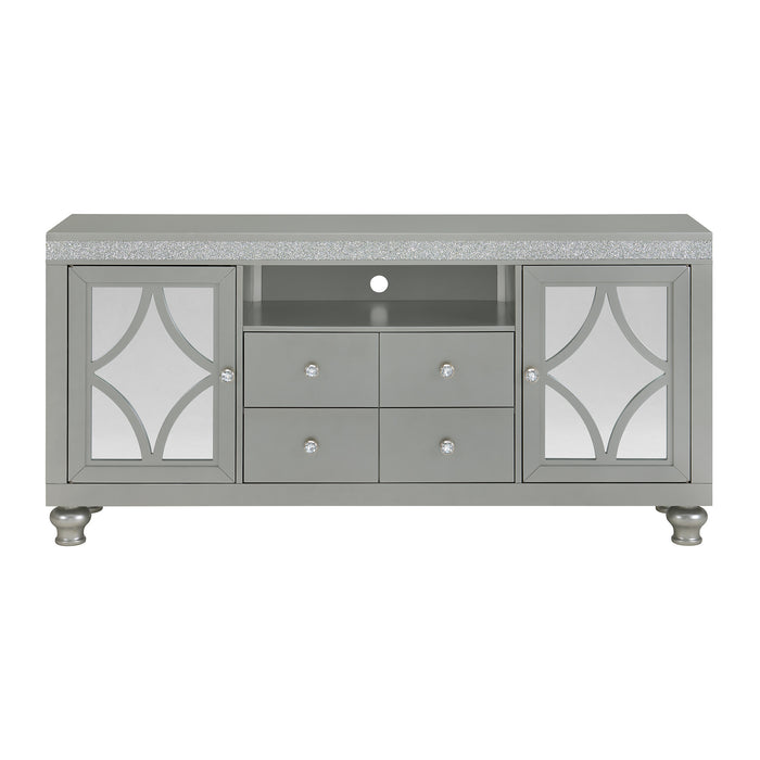 Avril 70" TV Stand in Silver - Jack’s Furniture and More (Laredo, TX)