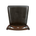 Alex Counter Side Chair W/Brown PU Espresso (2 Per Pack) - Jack’s Furniture and More (Laredo, TX)