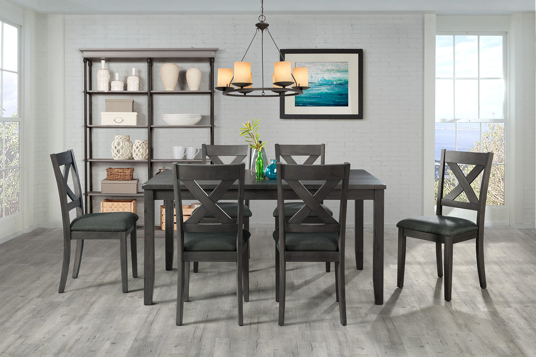 Alex Dining Side Chair Grey (2 PER PACK) - Jack’s Furniture and More (Laredo, TX)