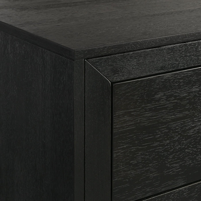 Allan 5-Drawer Chest in Black - Jack’s Furniture and More (Laredo, TX)