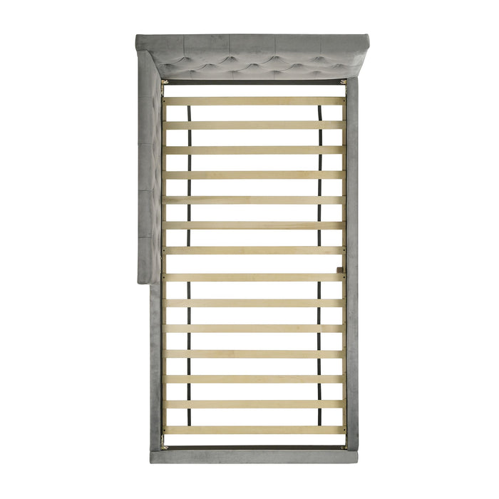 Amberley UPH Corner Bed with LED and USB - Jack’s Furniture and More (Laredo, TX)