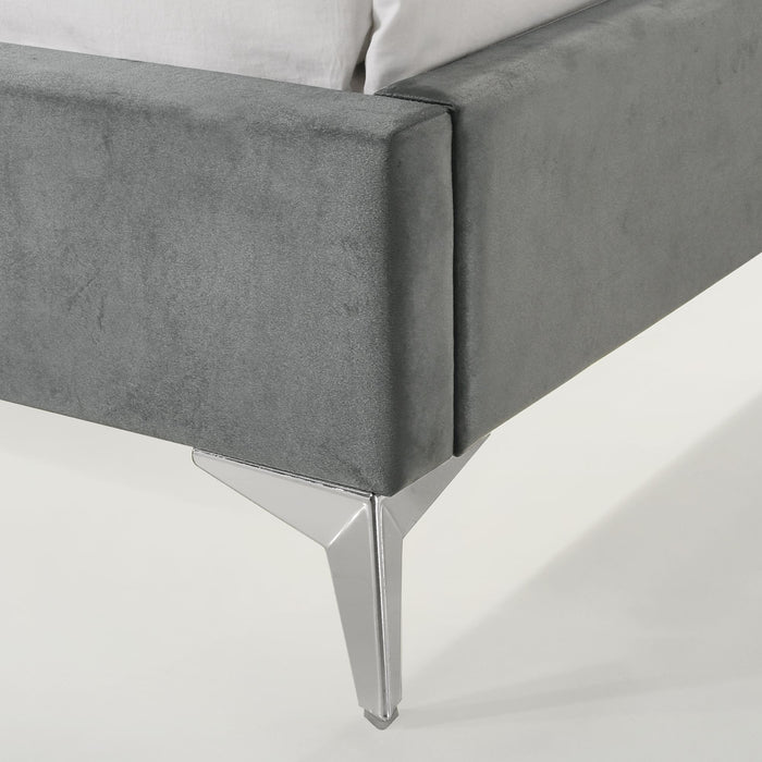 Amberley UPH Corner Bed with LED and USB - Jack’s Furniture and More (Laredo, TX)