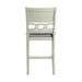 Amherst Counter Side Chair W/Fabric Cushion White Finish (2 Per Pack) - Jack’s Furniture and More (Laredo, TX)