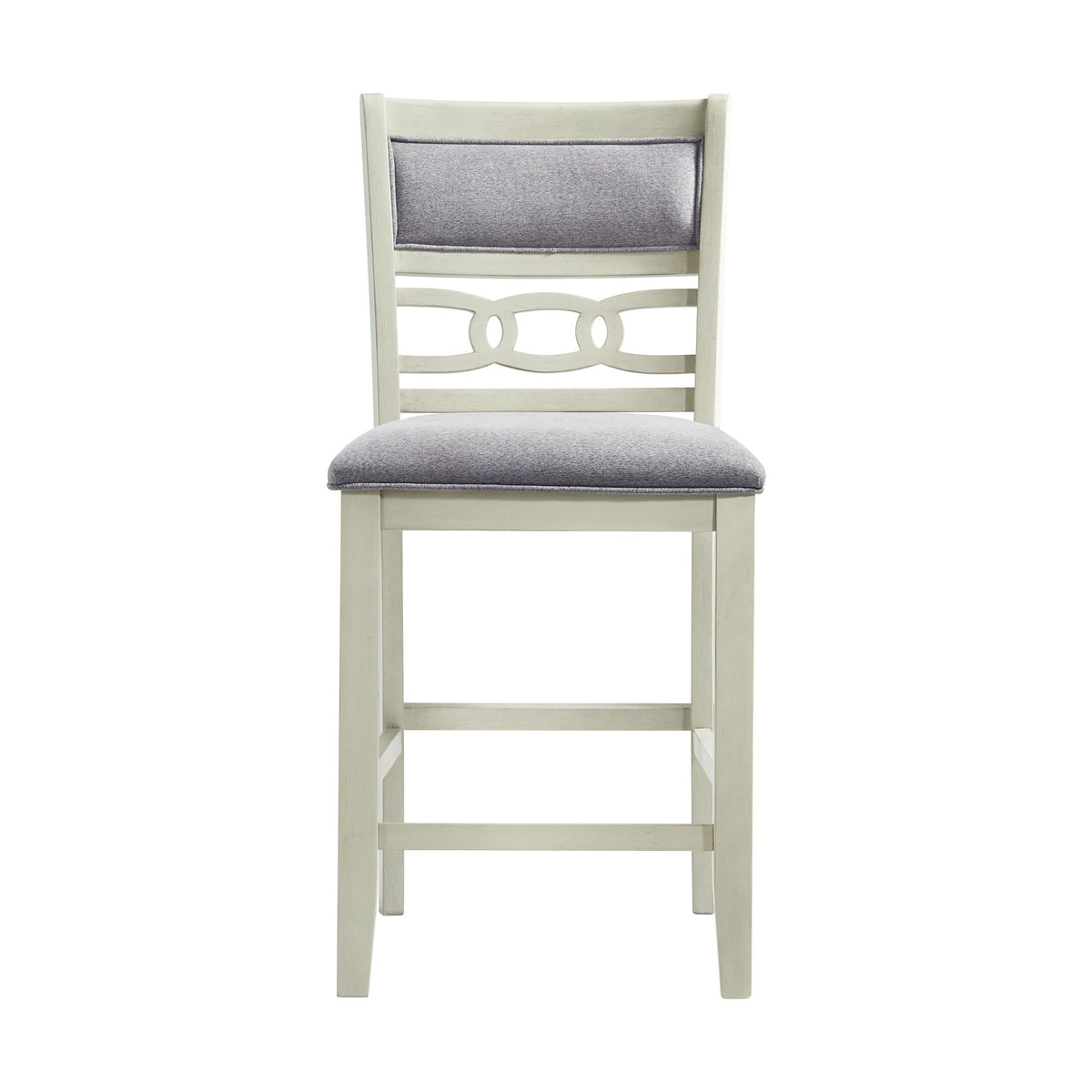 Amherst Counter Side Chair W/Fabric Cushion White Finish (2 Per Pack)