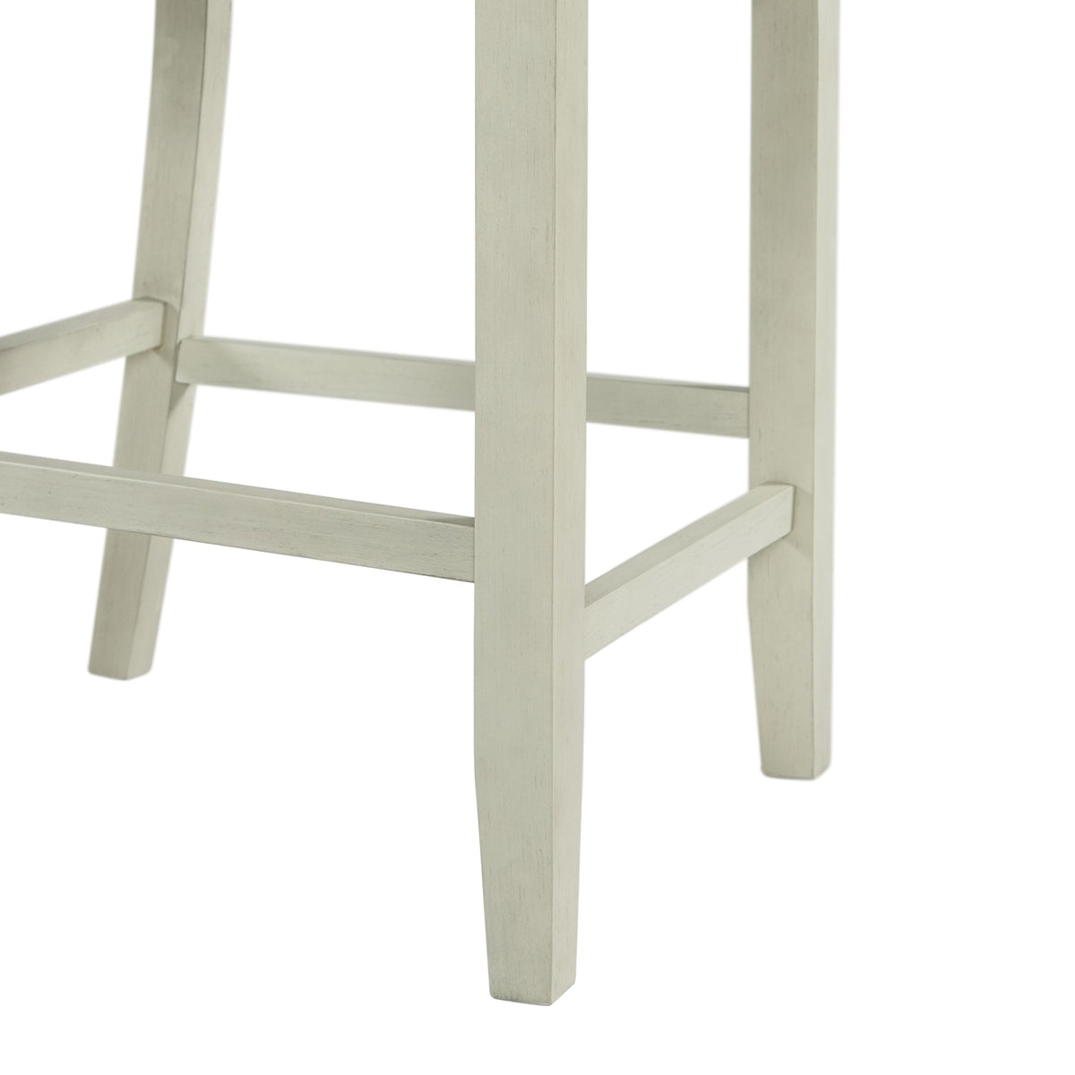 Amherst Counter Side Chair W/Fabric Cushion White Finish (2 Per Pack)