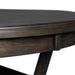 Amherst Dining Table w/Wood Leg Dark Finish - Jack’s Furniture and More (Laredo, TX)