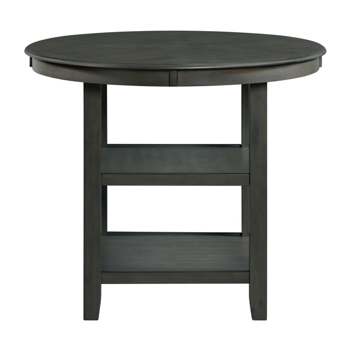 Amherst Counter Table w/Wood Leg Grey Finish - Jack’s Furniture and More (Laredo, TX)