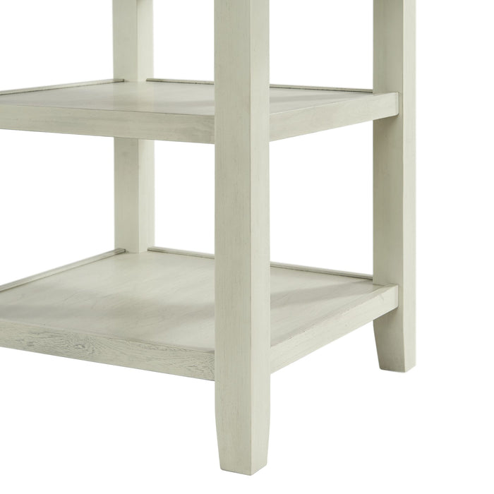 Amherst Counter Table w/Wood Leg White Finish - Jack’s Furniture and More (Laredo, TX)