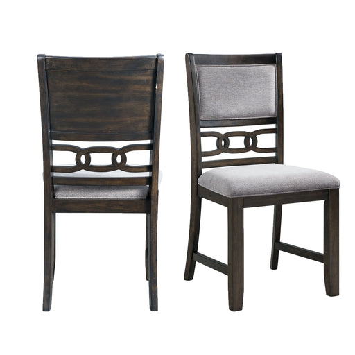 Amherst Dining Side Chair W/Fabric Cushion Dark Finish (2 Per Pack) - Jack’s Furniture and More (Laredo, TX)