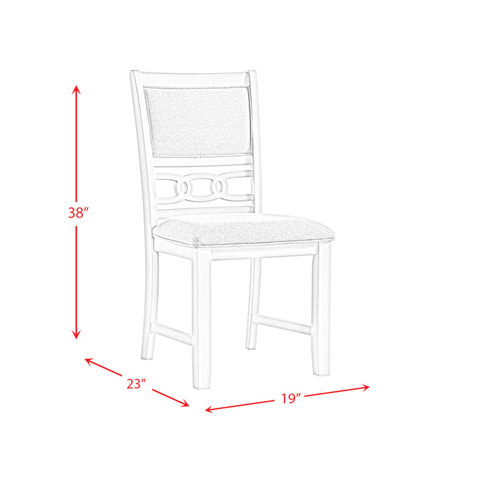 Amherst Dining Side Chair W/Fabric Cushion Dark Finish (2 Per Pack) - Jack’s Furniture and More (Laredo, TX)