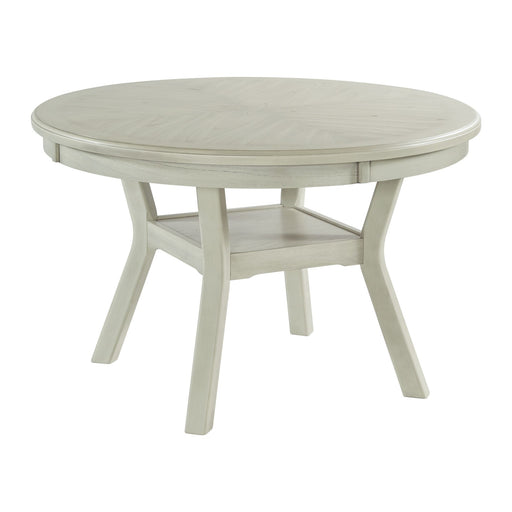Amherst Dining Table w/Wood Leg White Finish - Jack’s Furniture and More (Laredo, TX)