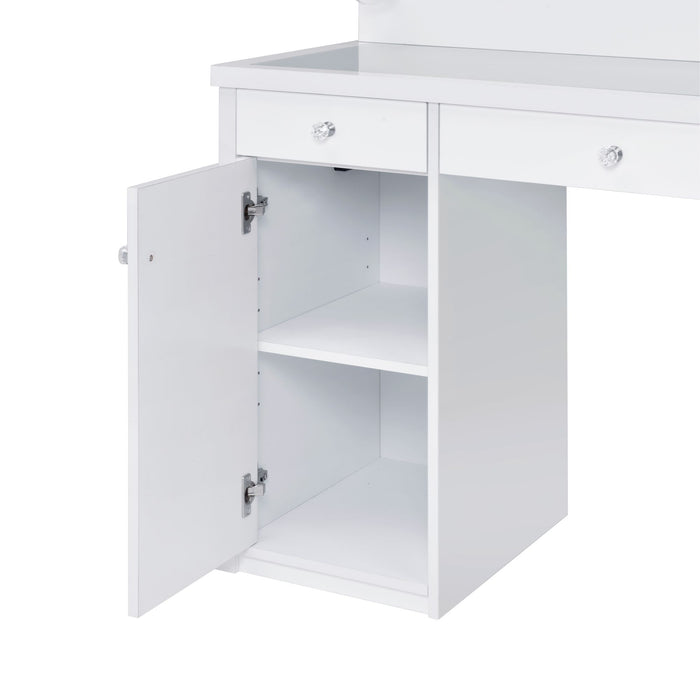 Amia Complete Dressing Table with Lightbulbs - Jack’s Furniture and More (Laredo, TX)