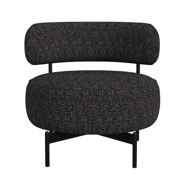 Antonia Swivel Chair in Heron Black - Jack’s Furniture and More (Laredo, TX)