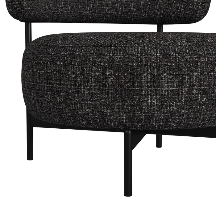 Antonia Swivel Chair in Heron Black - Jack’s Furniture and More (Laredo, TX)