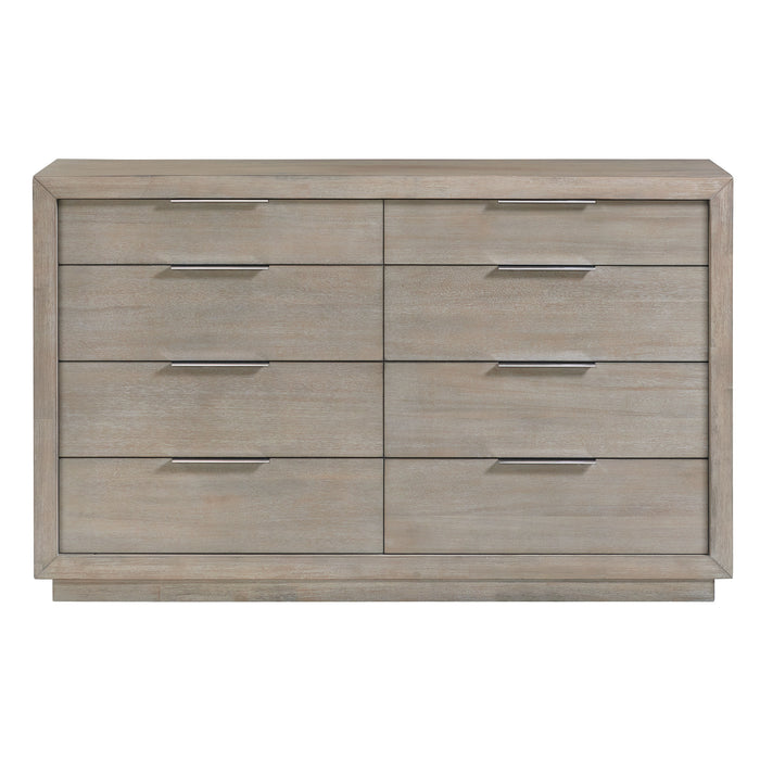 Arcadia 8-Drawer Dresser in Grey - Jack’s Furniture and More (Laredo, TX)