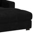 Arizona 3PC Sectional Set with RHF Chaise in Steno Black - Jack’s Furniture and More (Laredo, TX)