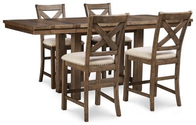 Moriville Counter Height Dining Set - Jack’s Furniture and More (Laredo, TX)