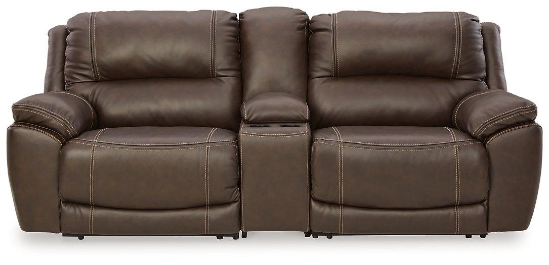 Dunleith Power Reclining Loveseat with Console - Jack’s Furniture and More (Laredo, TX)