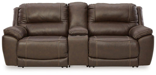 Dunleith Power Reclining Loveseat with Console - Jack’s Furniture and More (Laredo, TX)