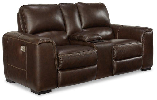 Alessandro Power Reclining Loveseat with Console - Jack’s Furniture and More (Laredo, TX)