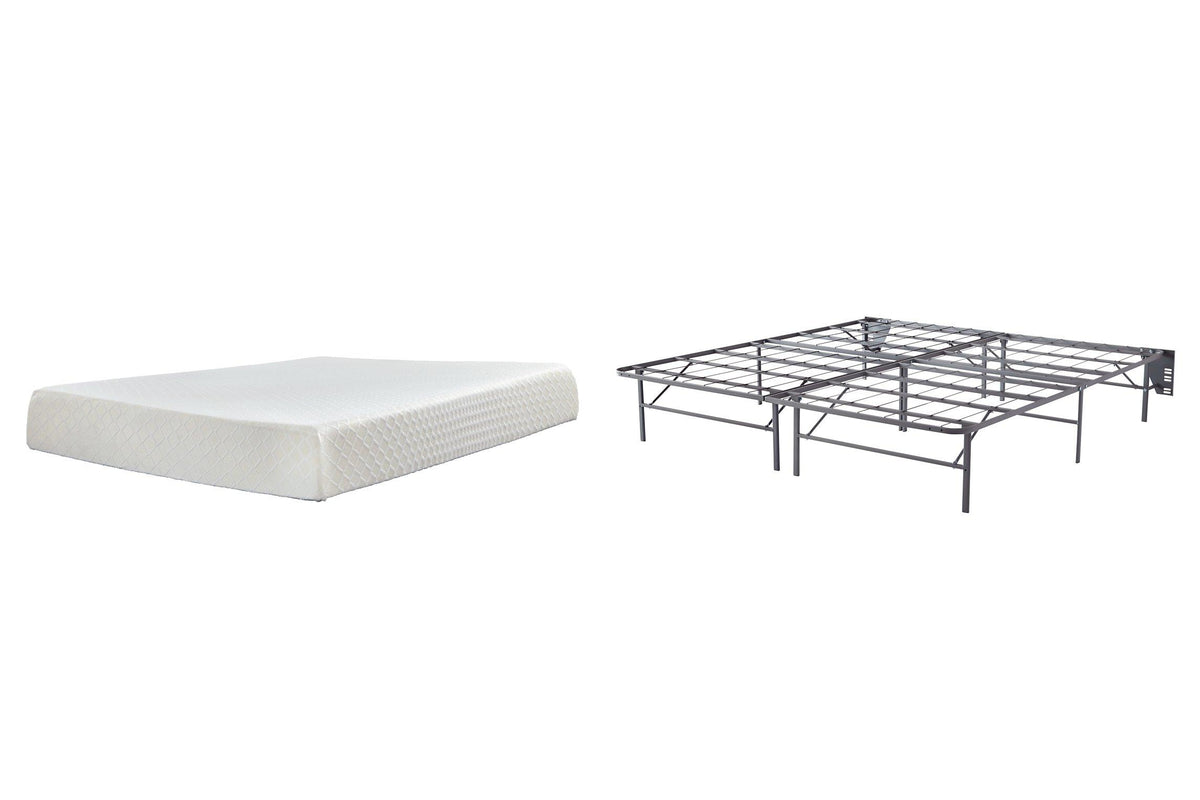 10 Inch Chime Memory Foam Mattress Set - Jack’s Furniture and More (Laredo, TX)